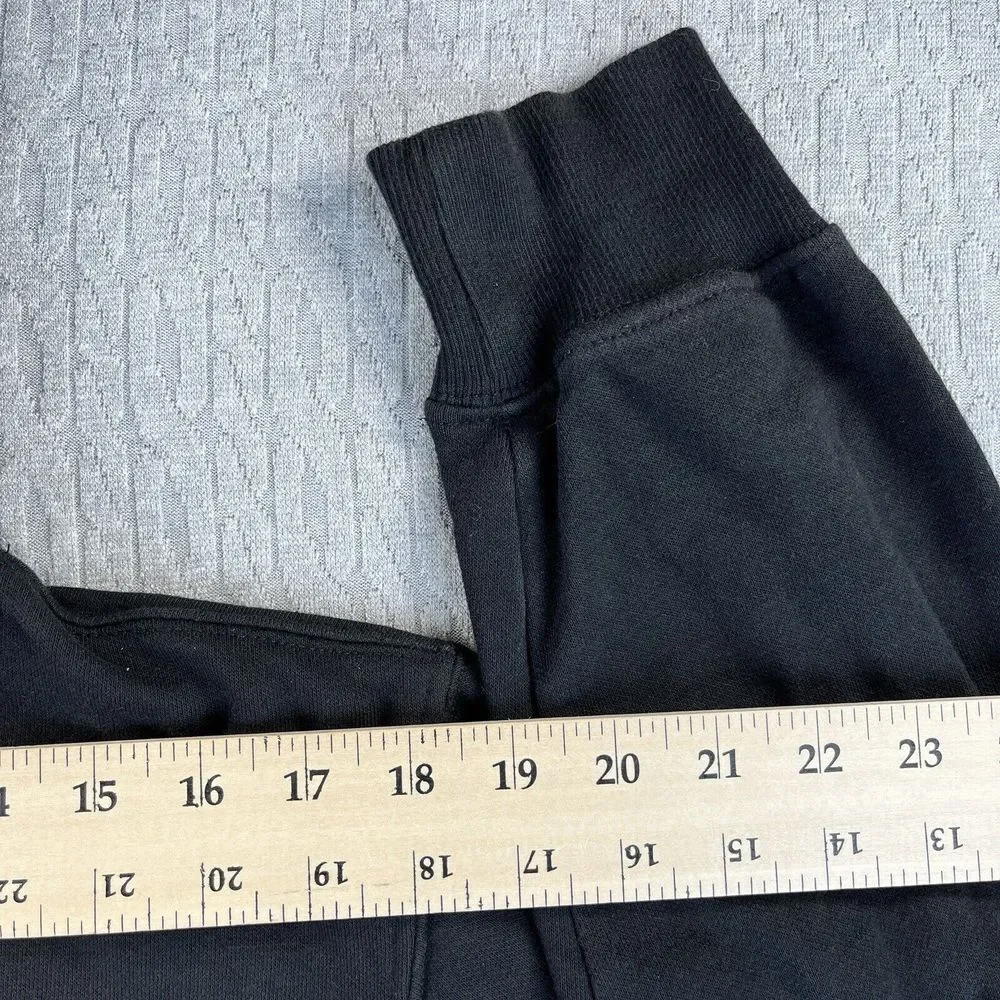 The North‎ Face Hoodie Mens Medium Black Graphic Mountain Landscape Pullover